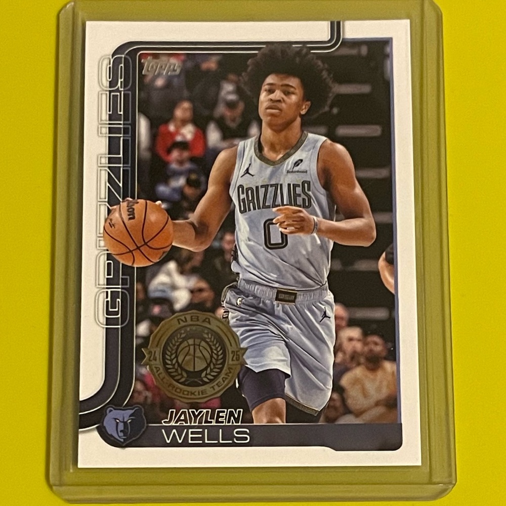 Jaylen Wells #183 [All-Rookie Team] 2025-26 Topps Basketball Trading Card
